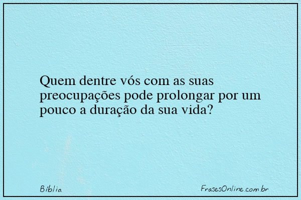 Frase de Bíblia