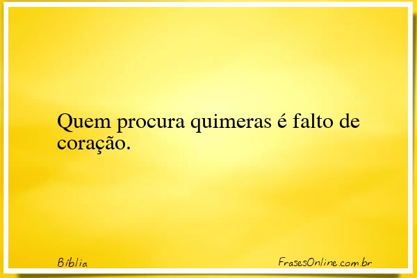 Frase de Bíblia