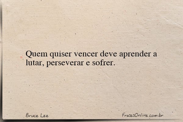 Frase de Bruce Lee