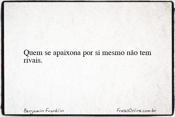 Frase de Benjamin Franklin