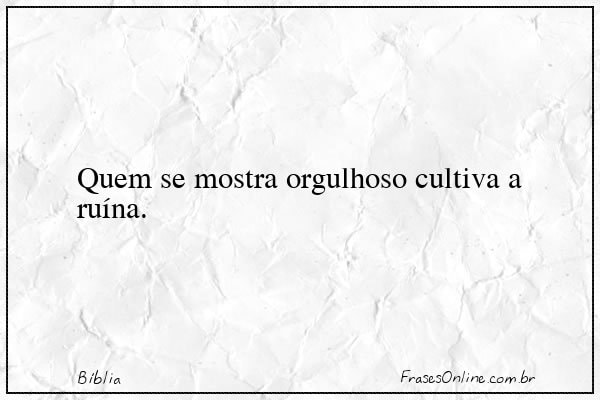 Frase de Bíblia