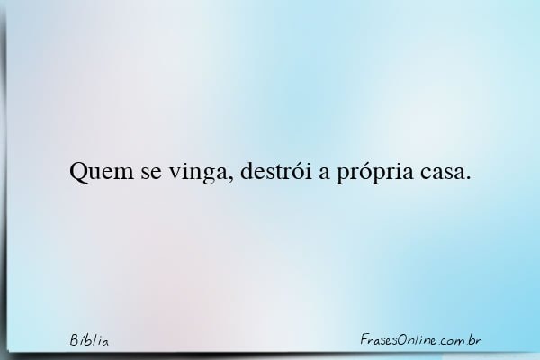 Frase de Bíblia