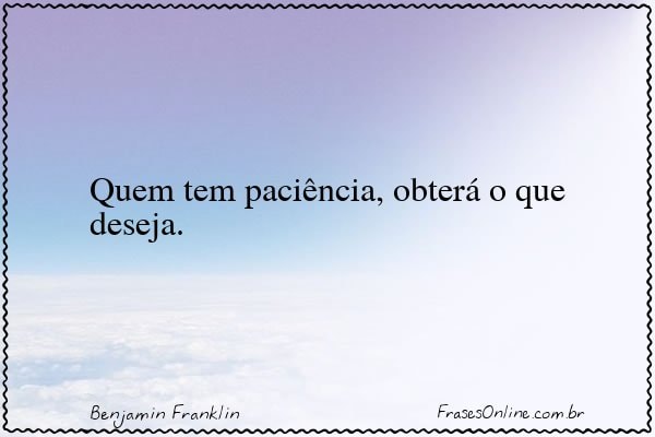 Frase de Benjamin Franklin