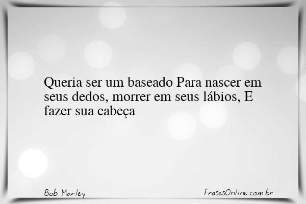 Frase de Bob Marley