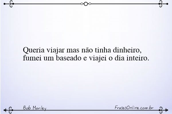 Frase de Bob Marley