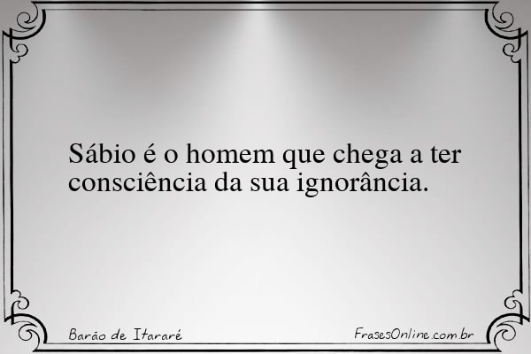 Frase de Barão de Itararé