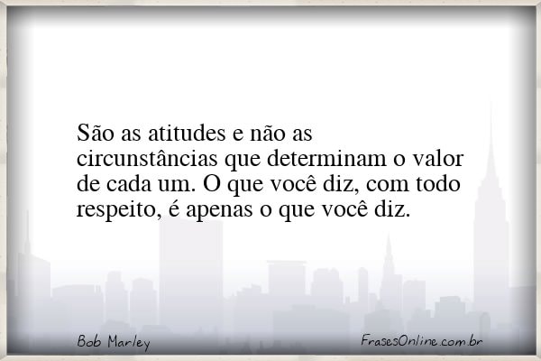 Frase de Bob Marley