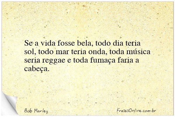 Frase de Bob Marley