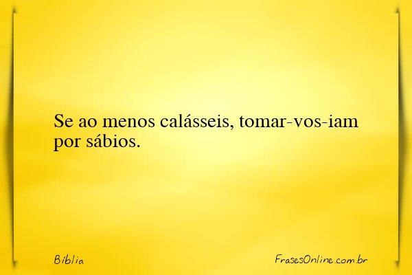 Frase de Bíblia