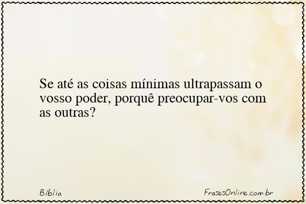 Frase de Bíblia