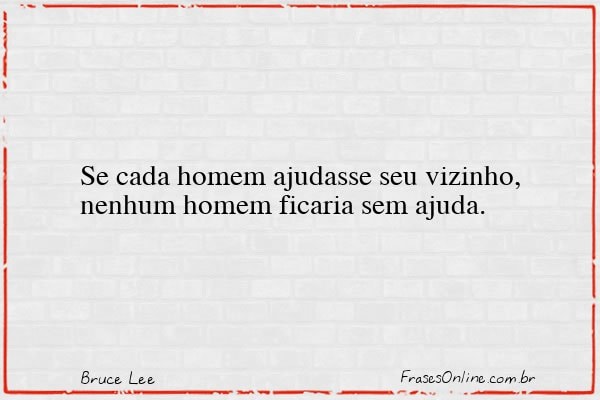 Frase de Bruce Lee