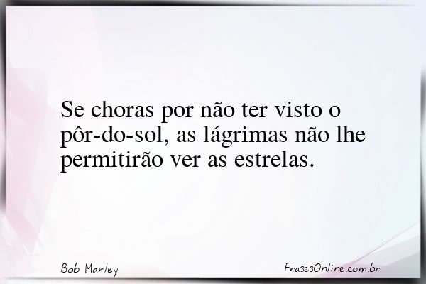 Frase de Bob Marley