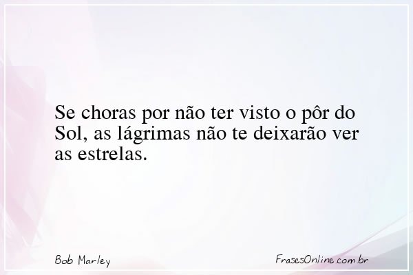 Frase de Bob Marley