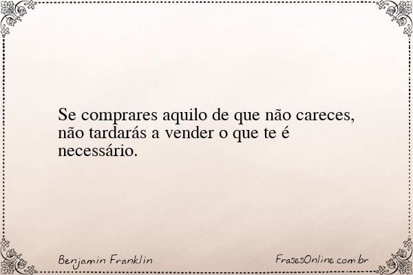 Frase de Benjamin Franklin
