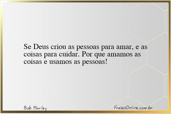 Frase de Bob Marley
