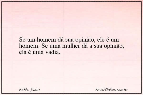 Frase de Bette Davis