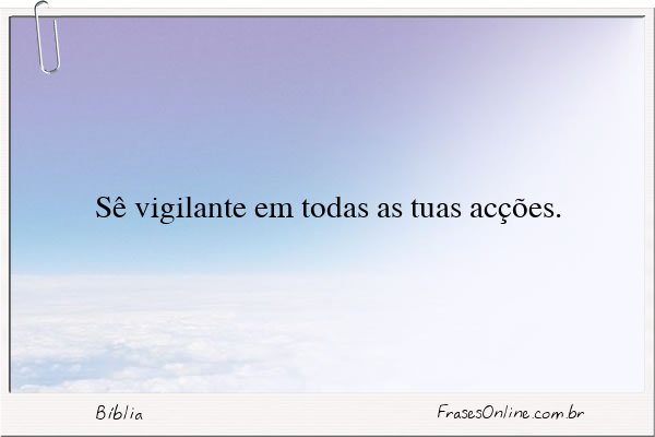 Frase de Bíblia