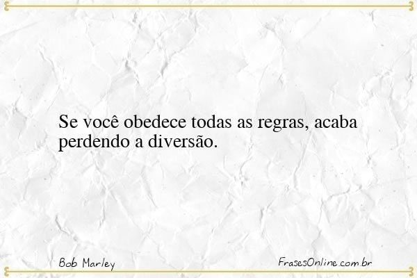 Frase de Bob Marley