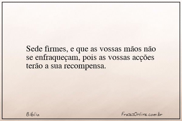 Frase de Bíblia
