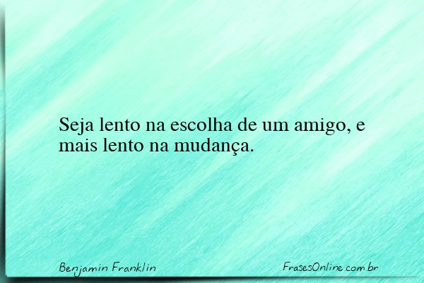 Frase de Benjamin Franklin