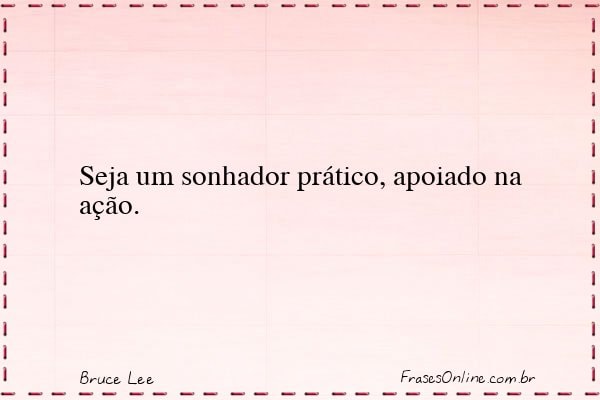 Frase de Bruce Lee