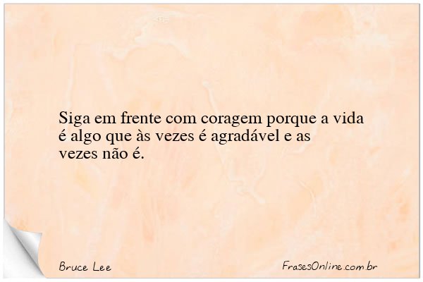 Frase de Bruce Lee