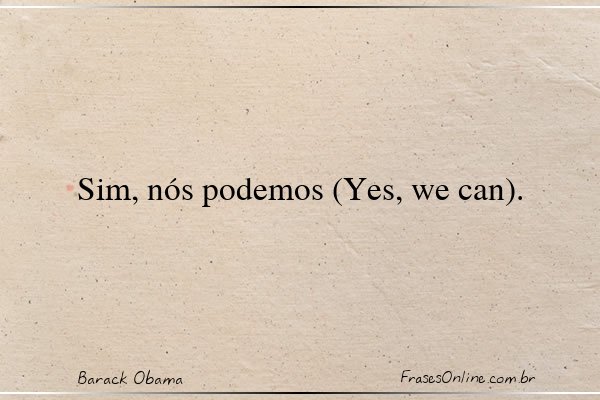 Frase de Barack Obama