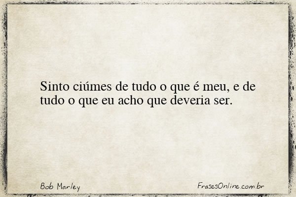 Frase de Bob Marley