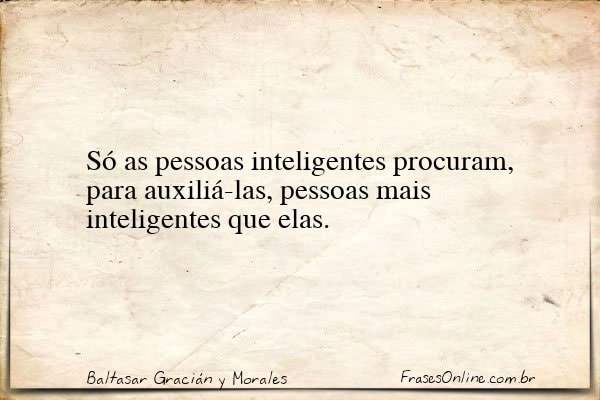 Frase de Baltasar Gracián y Morales
