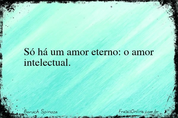 Frase de Baruch Spinoza