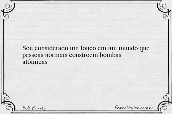 Frase de Bob Marley