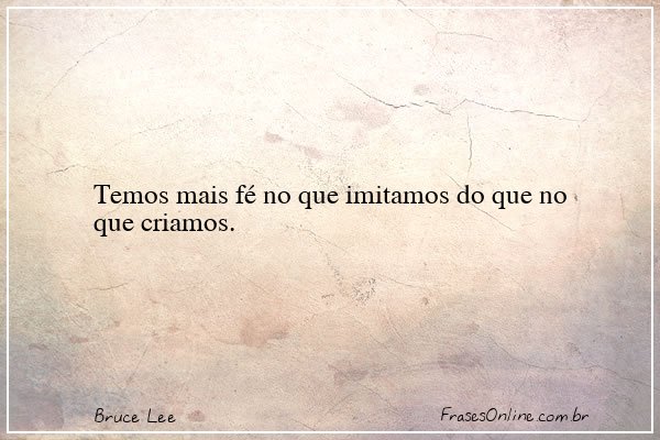 Frase de Bruce Lee