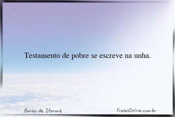 Frase de Barão de Itararé