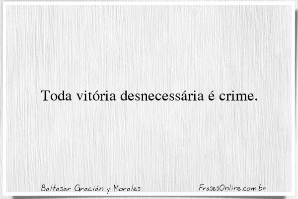 Frase de Baltasar Gracián y Morales