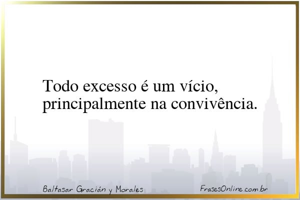 Frase de Baltasar Gracián y Morales