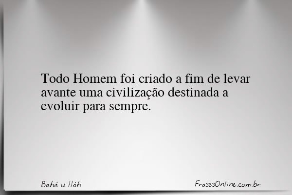 Frase de Bahá u lláh