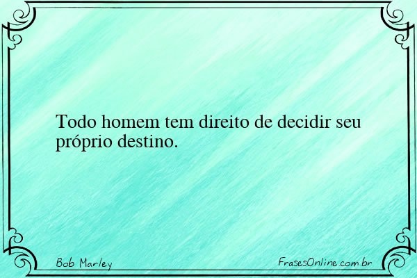 Frase de Bob Marley