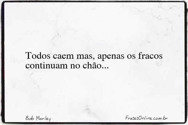 Frase de Bob Marley