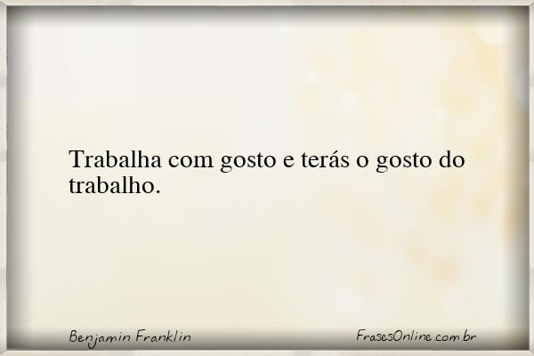 Frase de Benjamin Franklin