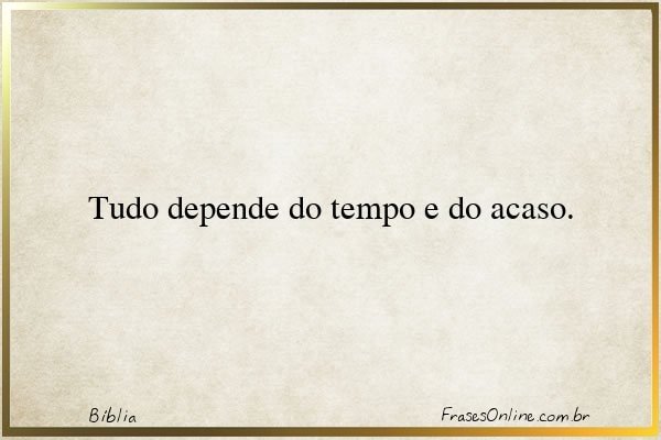 Frase de Bíblia