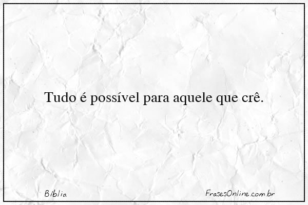 Frase de Bíblia