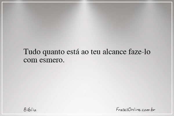 Frase de Bíblia