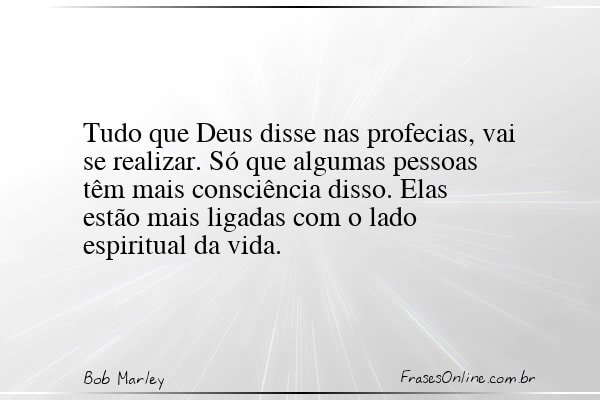 Frase de Bob Marley