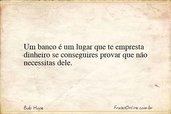 Frase de Bob Hope