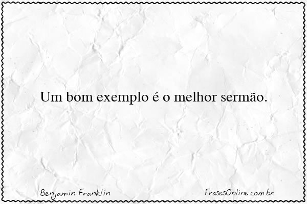 Frase de Benjamin Franklin