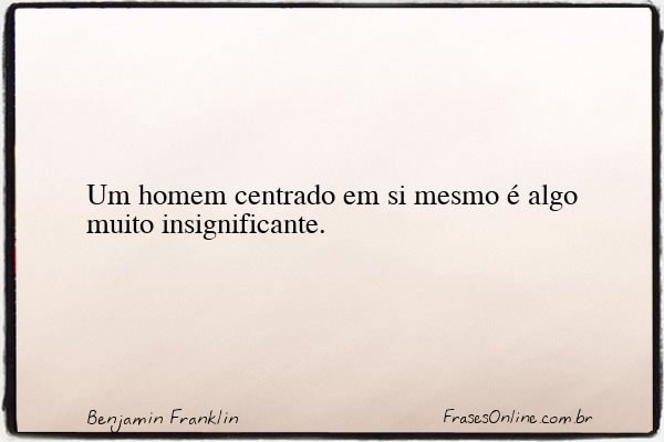 Frase de Benjamin Franklin