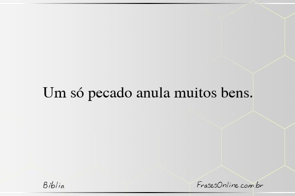 Frase de Bíblia