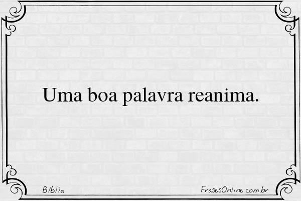 Frase de Bíblia