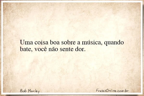 Frase de Bob Marley