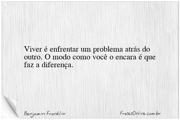 Frase de Benjamin Franklin